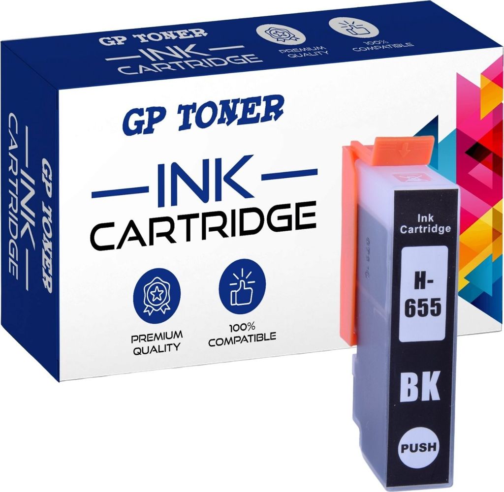 Tusz Do Drukarki Hp Deskjet Ink Adventage 4615 655 Xl 3525 Zdjęcie produktu 