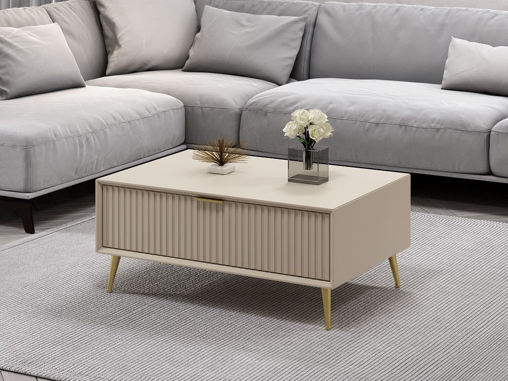 Skye Decor, Luxe, konferenčný stolík, pieskovec, 90 x 60 x Obrázok produktu 