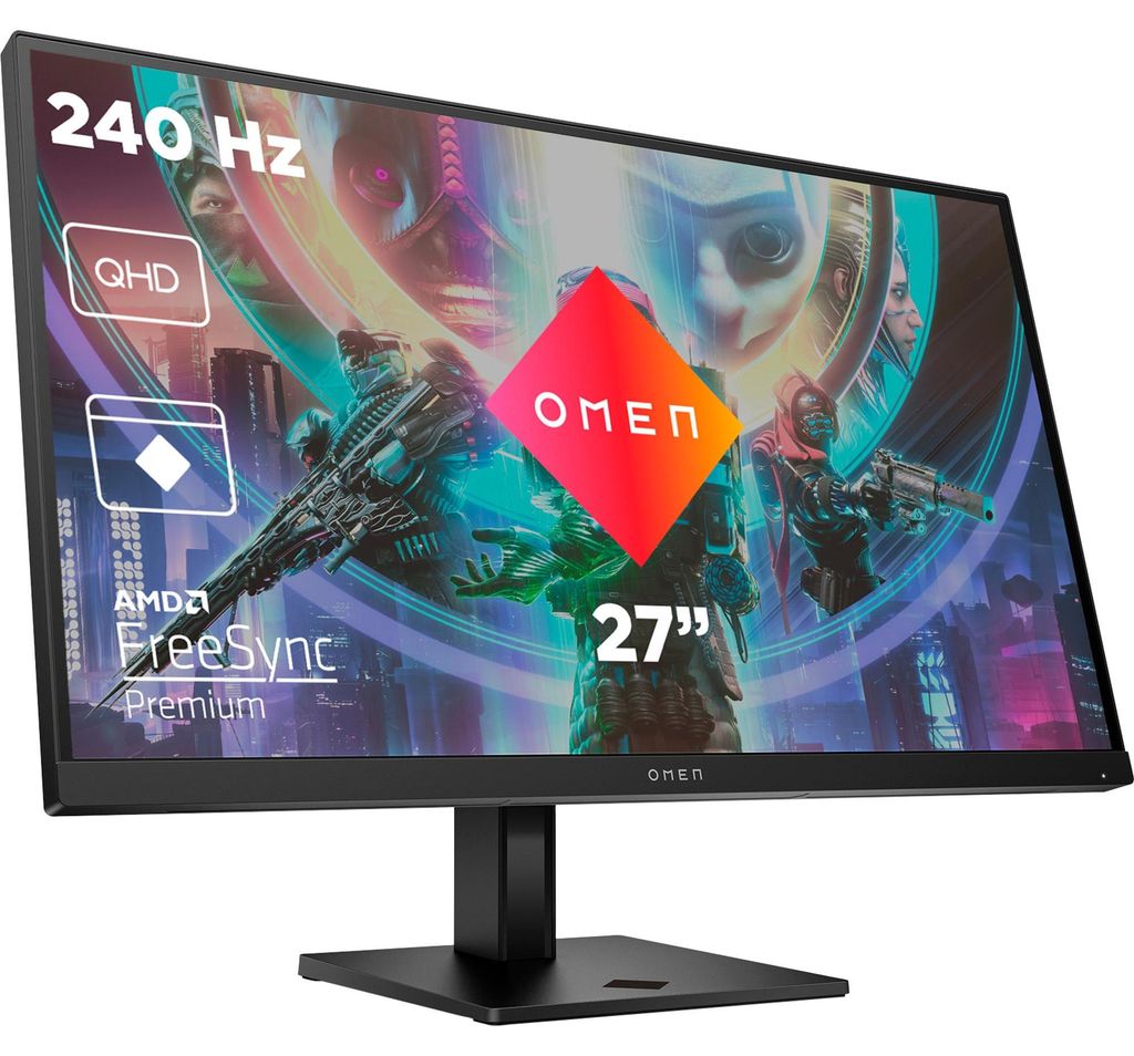 OMEN by HP OMEN by 27 Zoll QHD 240 Hz Gaming-Monitor – OMEN Produktbild 