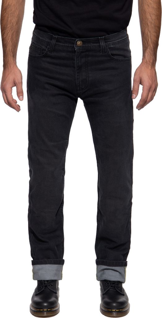 KING KEROSIN Motorradjeans Im 5-Pocket Look Kustombuilt - Motor Gear Kustombuilt Schwarz 44