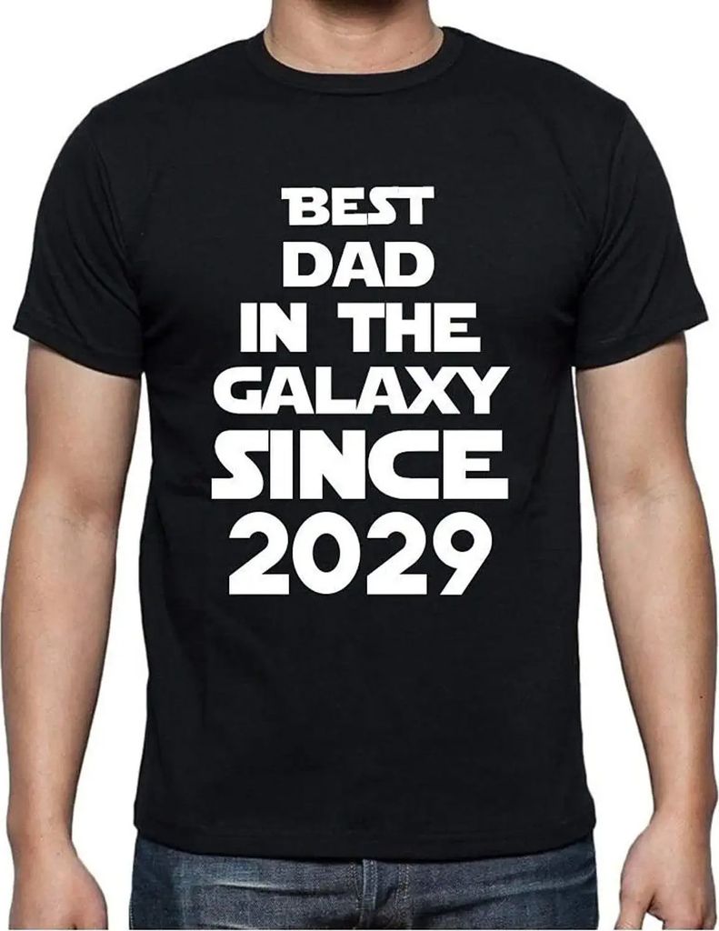 Herren Grafik T-Shirt Der beste Vater der Galaxis seit 2029 – Best Dad in the Galaxy Since 2029 – Öko-Verantwortlich Vintage Jahrgang Kurzarm ...