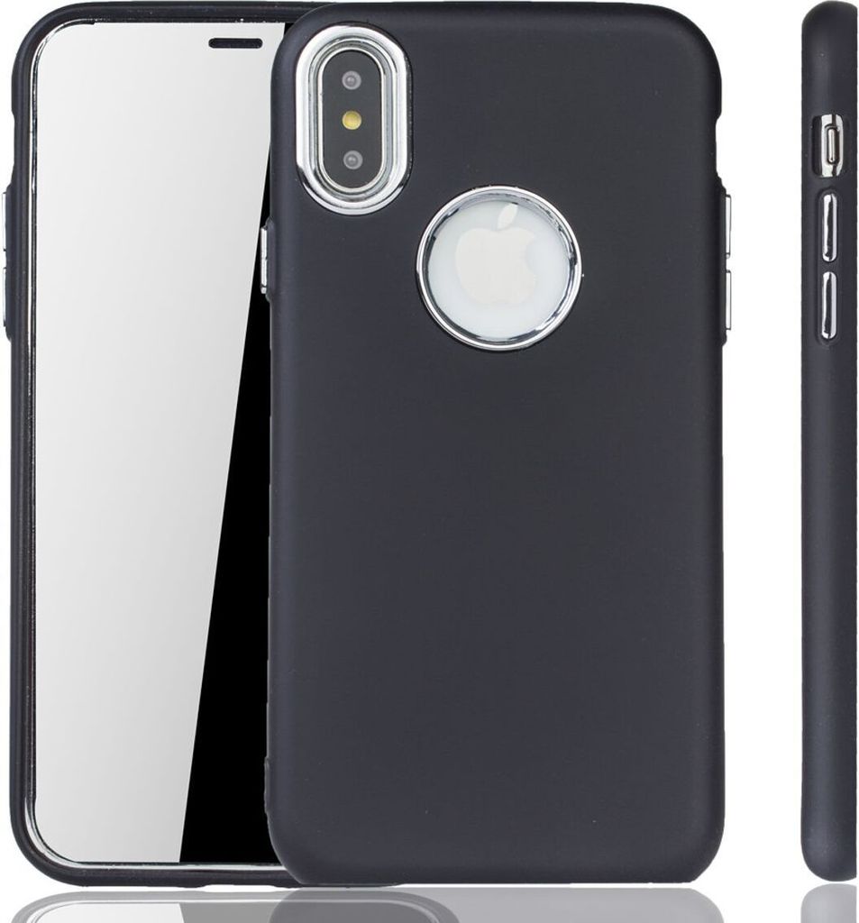 Apple iPhone X / XS Hülle - Handyhülle für Apple iPhone X / XS - Handy Case in Schwarz