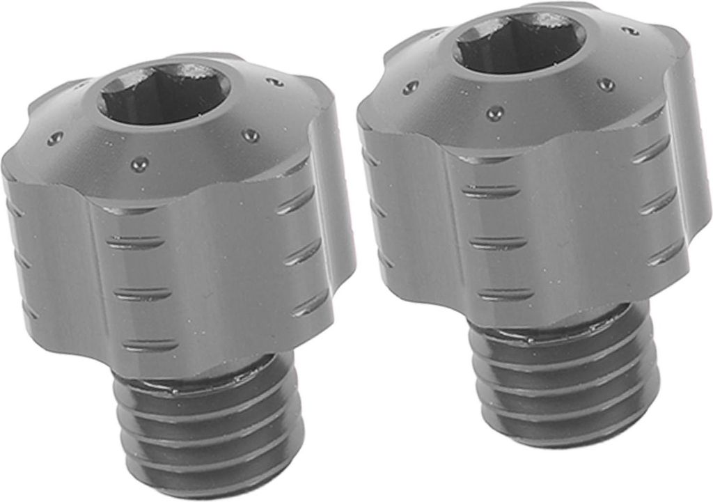 2PCS Motorrad Spiegel Adapter Schrauben 10mm Gewinde CNC Aluminium Legierung Motorrad Rückspiegel Stecker Schrauben Ti Farbe