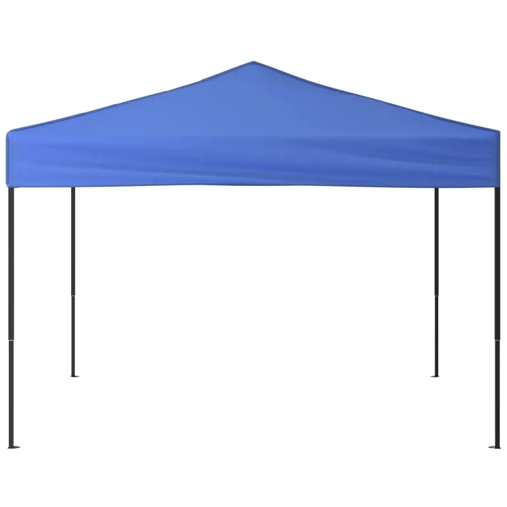 Tente de réception pliante bleue 3x3 m avec structure pop-up rapide