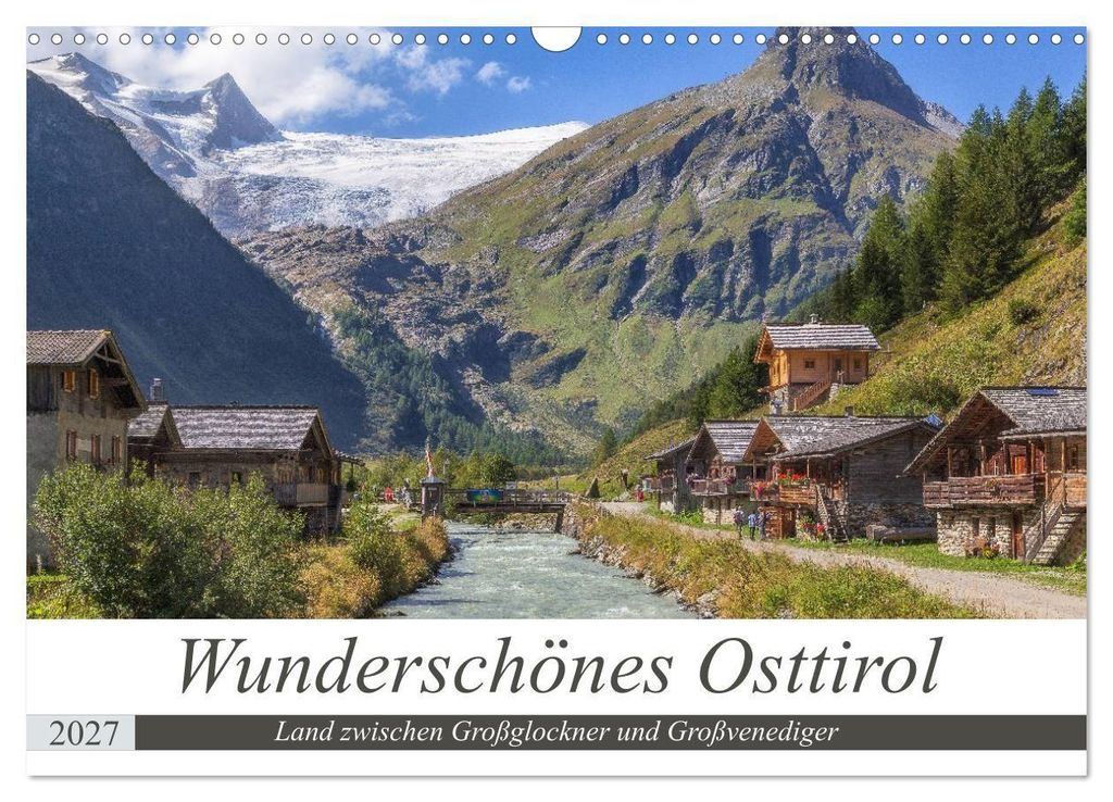 Wunderschönes Osttirol (Wandkalender 2027 DIN A3 quer), Produktbild 