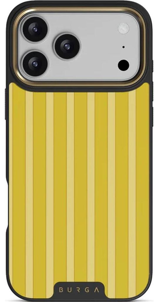 Handyhülle für iPhone 17 Pro Max, Burga Elite Dark MagSafe, Sunbreak Gold
