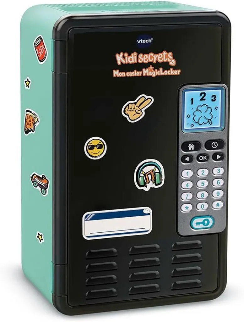 Coffre-fort enfant VTech MagicLocker Noir Vert - Fini les secrets volés
