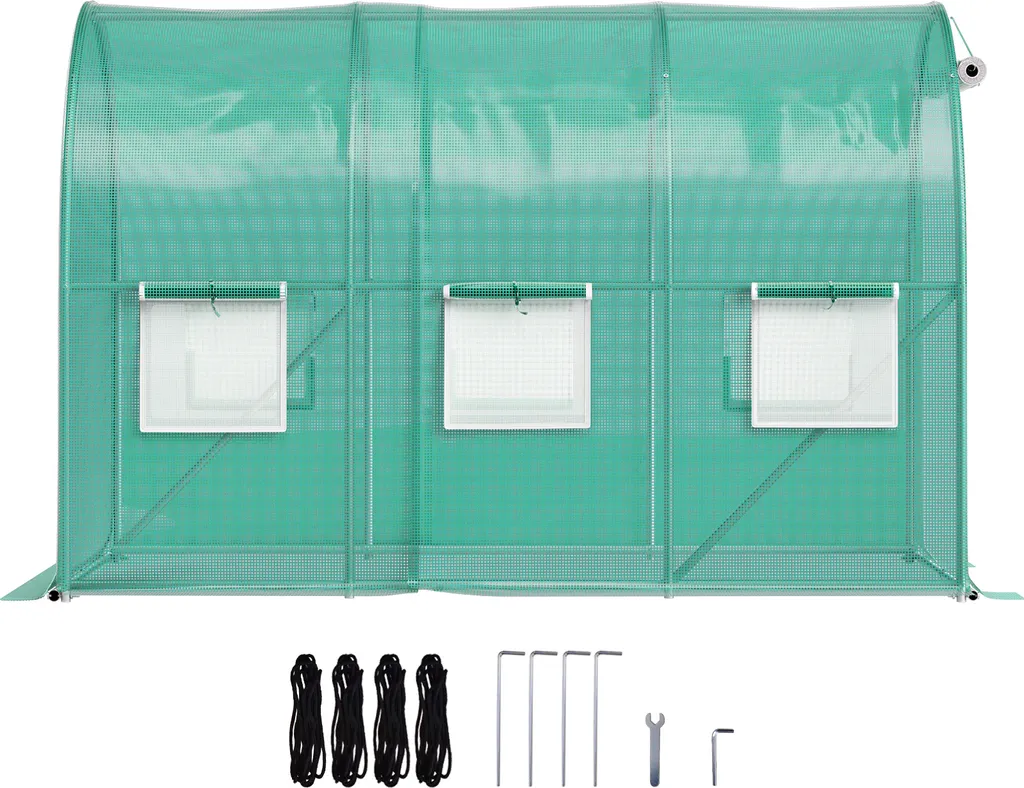 SucceBuy Serra Walk-in 300x210x210 cm | Struttura Anti-Vento Verde