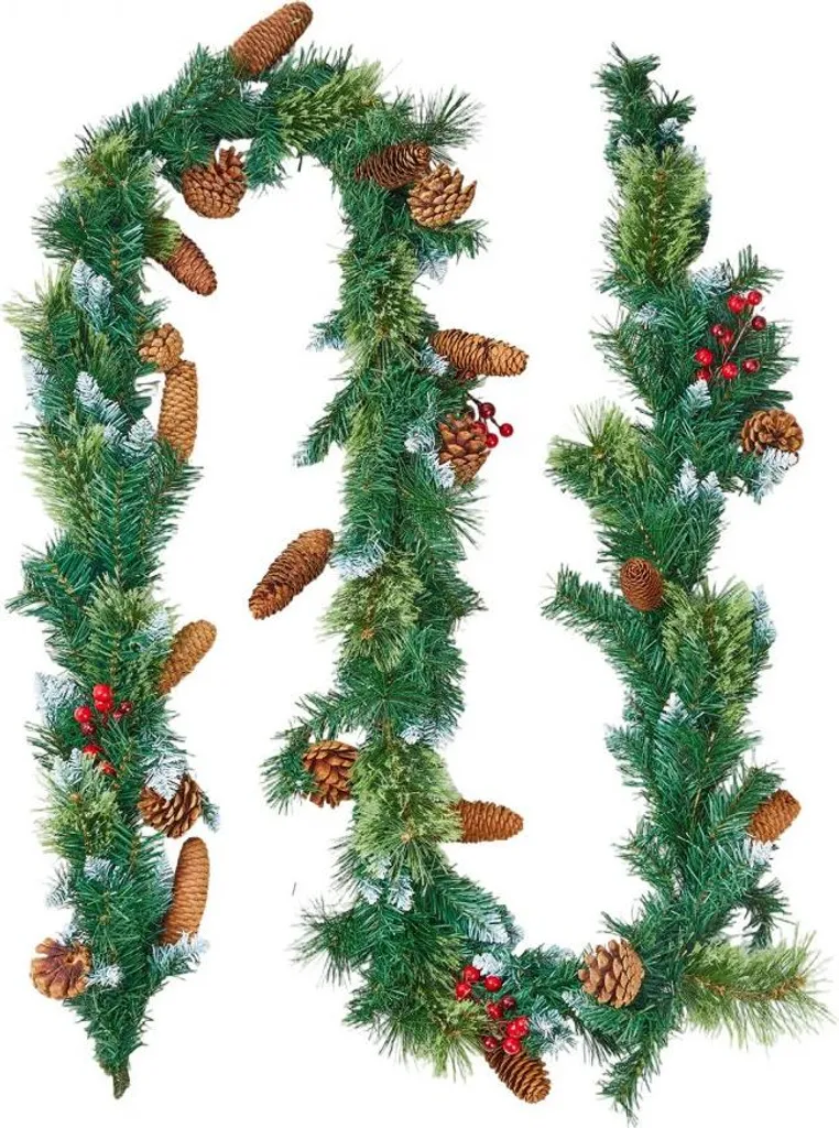 Guirlande sapin 275cm lumineuse : fini les fils emmêlés à Noël