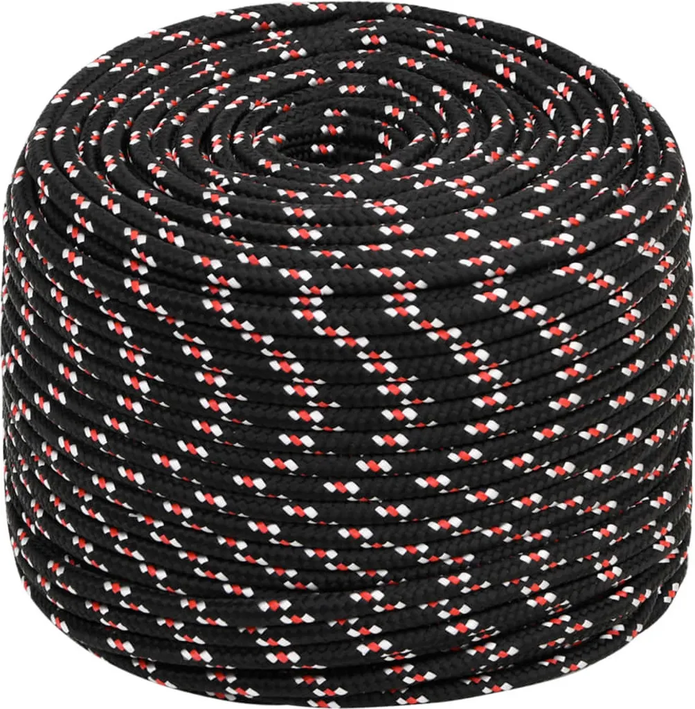Corde de bateau flottante noire 6 mm 250 m : fini les cordages qui coulent