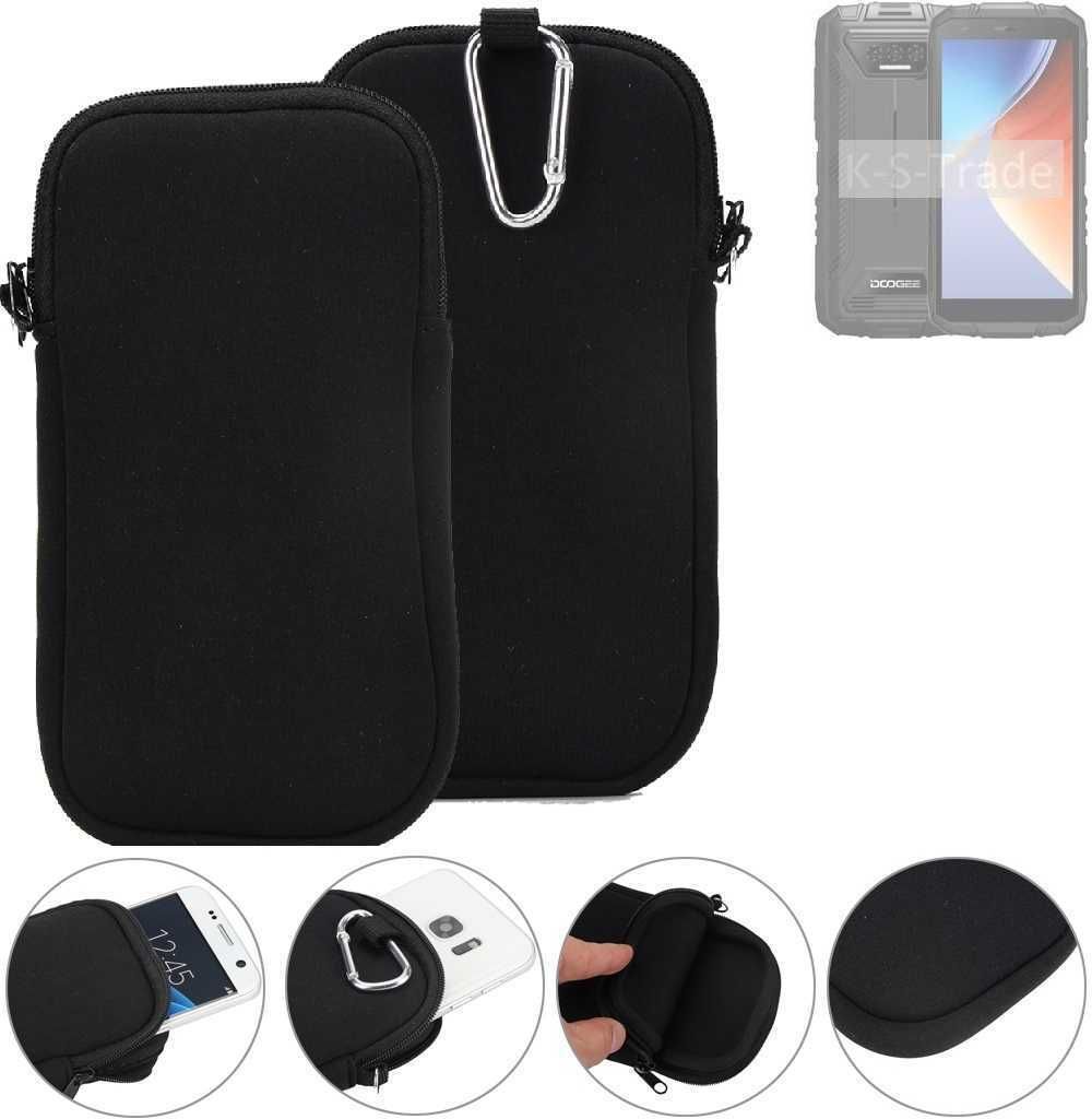 K-S-Trade Neopren-Hülle Handyhülle kompatibel mit Doogee S41 Max Schutzhülle Neoprenhülle Sleeve Schutz-Hülle Gürtel Tasche Case Holster