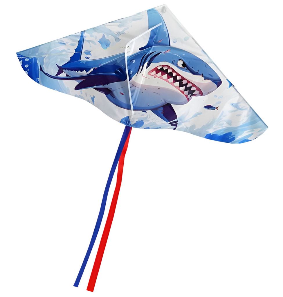 Großer Drachen 107 cm - Hai