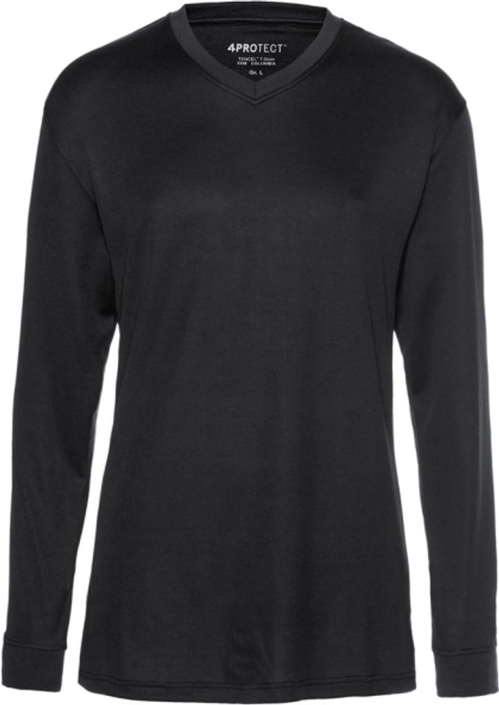 4PROTECT® UV-Schutz-Langarm-Shirt AUSTIN Schwarz L Produktbild 
