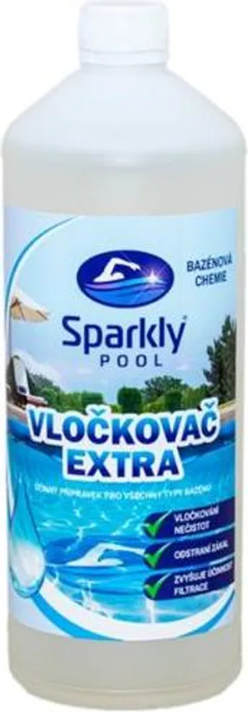 Pulitore Piscina Sparkly POOL Flaker Extra 13Kg/1L - Stop Torbidità