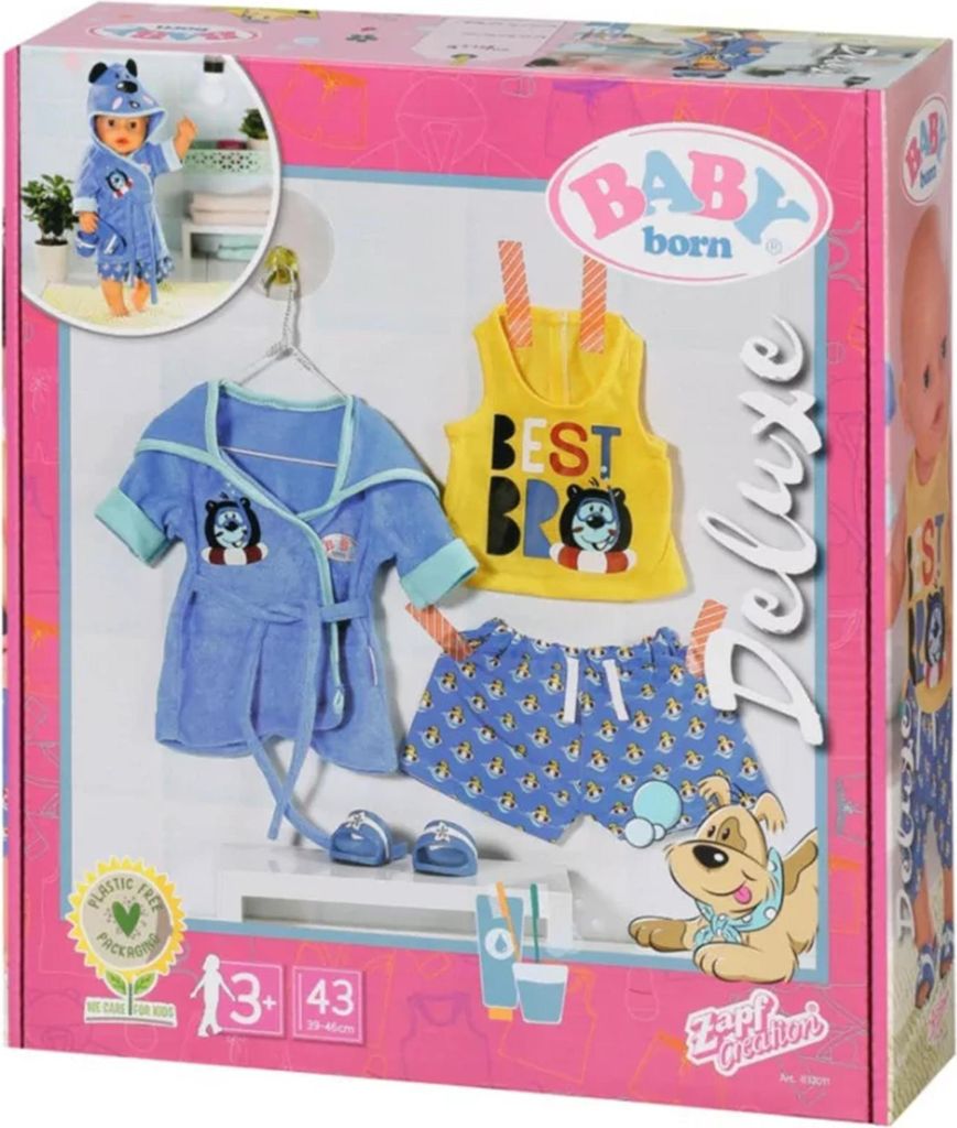 Zapf BABY born® Deluxe Bademantel 43cm  832011 Obrázek produktu 