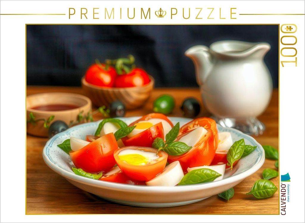 CALVENDO Puzzle Wo Oliven flüstern und Kräuter tanzen. | 1000 Teile Lege-Größe 64x48cm Foto-Puzzle für glückliche Stunden