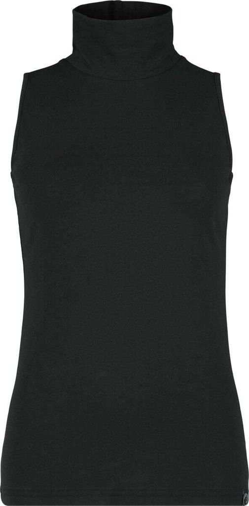 Black Premium by EMP Damen schwarzes Turtleneck Top - angenehmer, weicher Baumwollstoff M