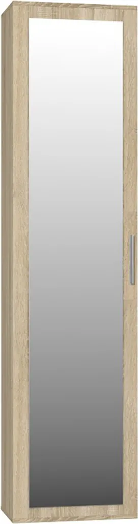 Armoire d'antichambre avec miroir RASMUS chêne sonoma 170x60x32 cm