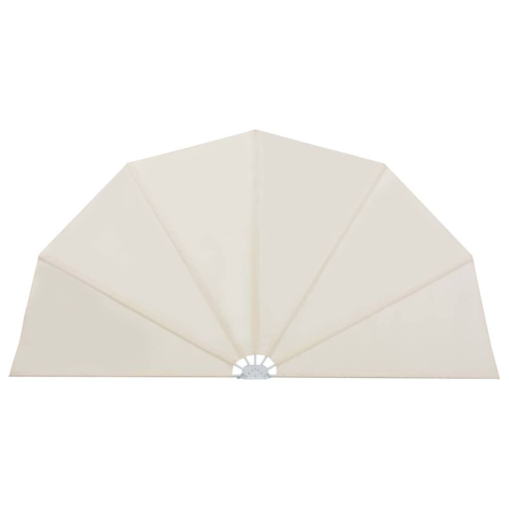 vidaXL Mensola laterale pieghevole per patio crema 200 cm Immagine del prodotto 