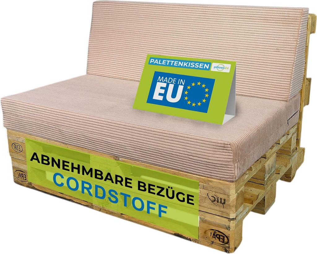 Pillows24 – Poduszki na meble paletowe Zestaw poduszek na Zdjęcie produktu 
