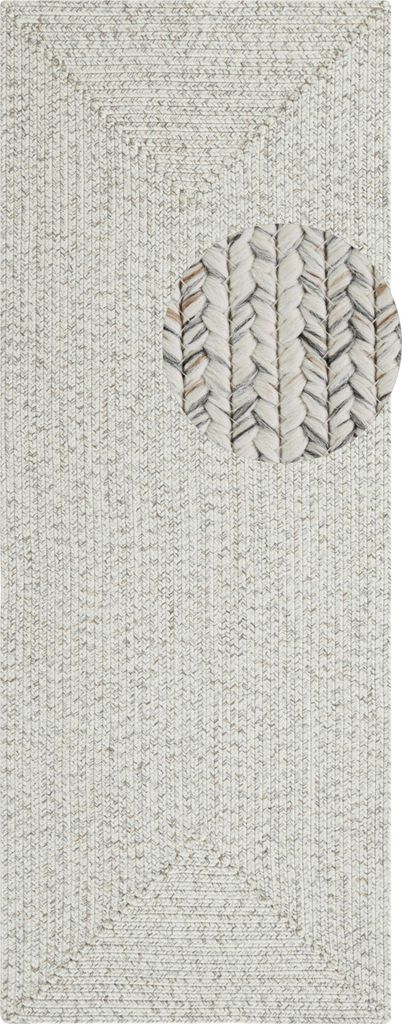 Hanse Home Braided In- & Outdoorteppich Trenzado Hell Mélange