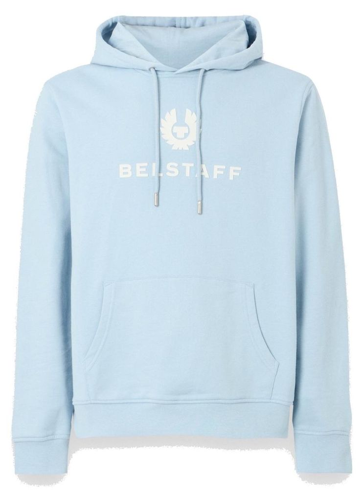 Belstaff Herren Signature Hoodie Sky blue : L Größe: L