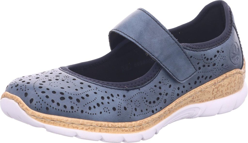 Rieker Ballerina Blau in Gr. 41