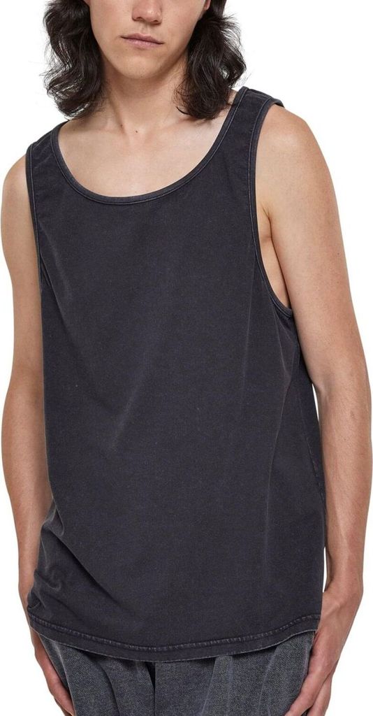 Urban Classics - Heavy Oversized Acid Wash Tank schwarz - 5X
