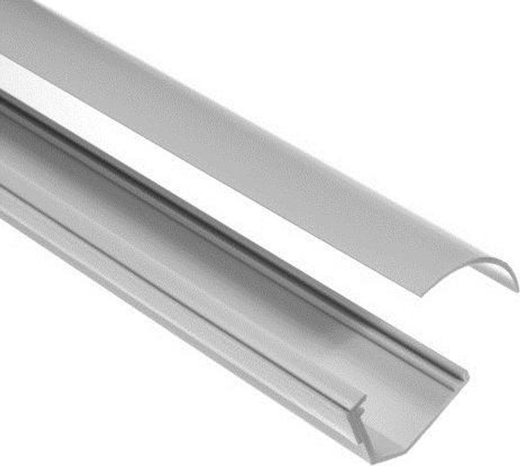 Goulotte blanche 1,5 m 43 x 23 mm en plastique pour Image du produit 