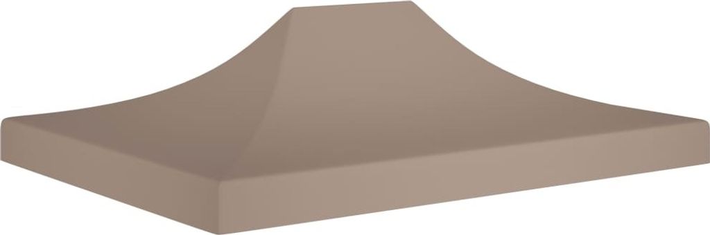 Partyzelt-Dach 4,5x3 m Taupe 270 g/m²