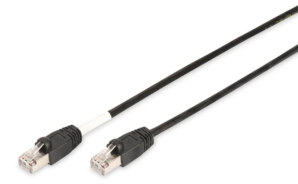 DIGITUS Patchkabel Cat6  S/FTP 2xRJ45  5.0m schwarz Outdoor Image du produit 