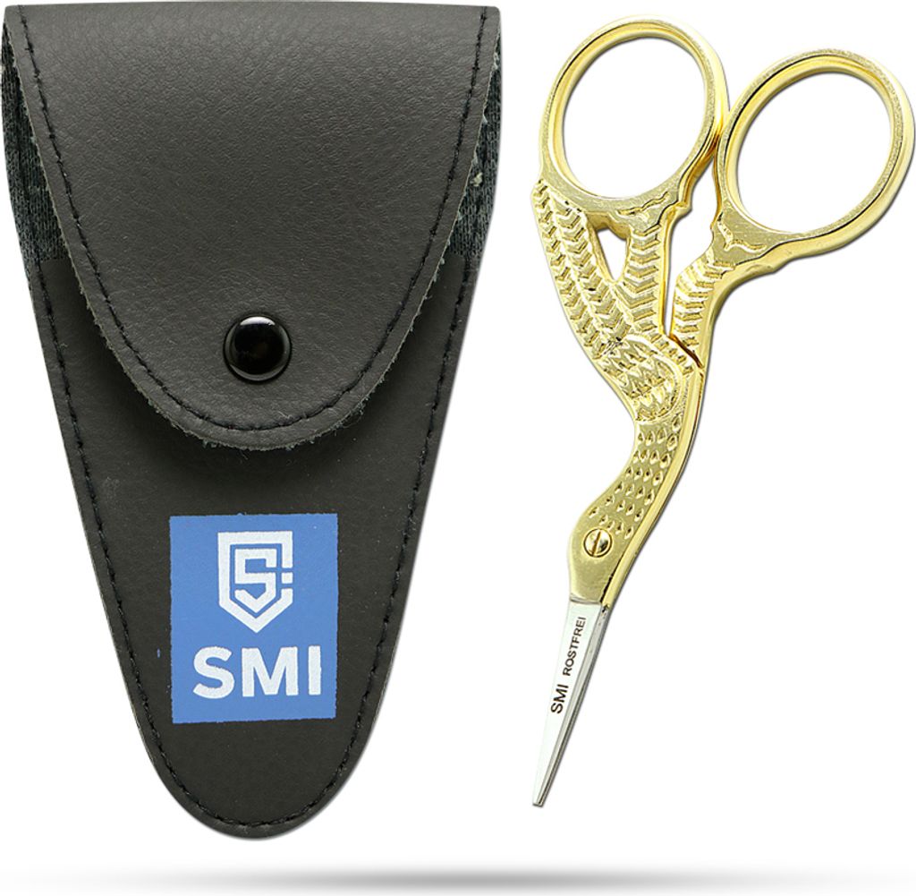 SMI - Storch Schere -Stickschere - Vintage Präzision Kleine Produktbild 