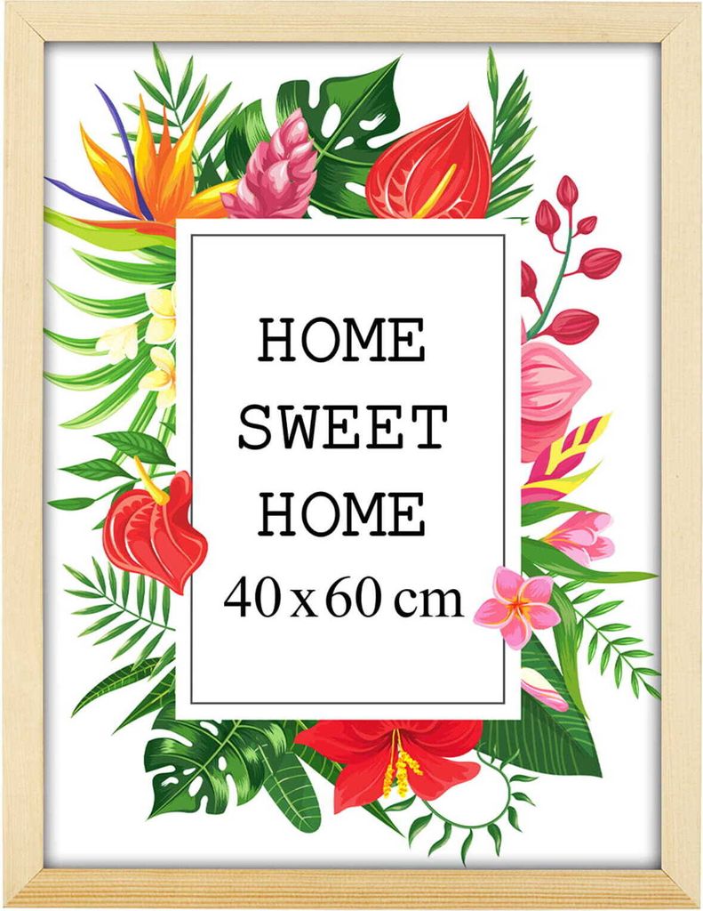 MG Design rám na fotografie 40 x 60 cm - přírodní barva, ze Obrázek produktu 