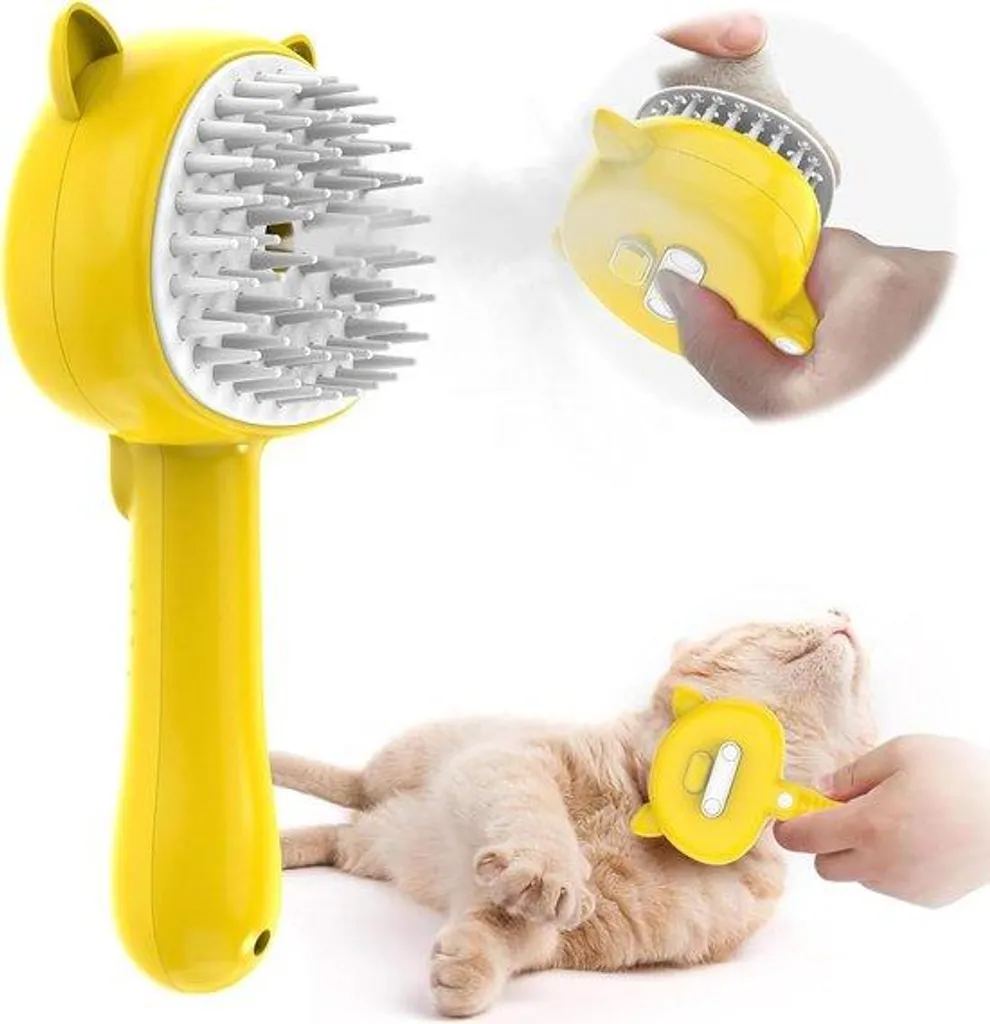 Brosse de toilettage pour chat et chien - Élimination douce des poils