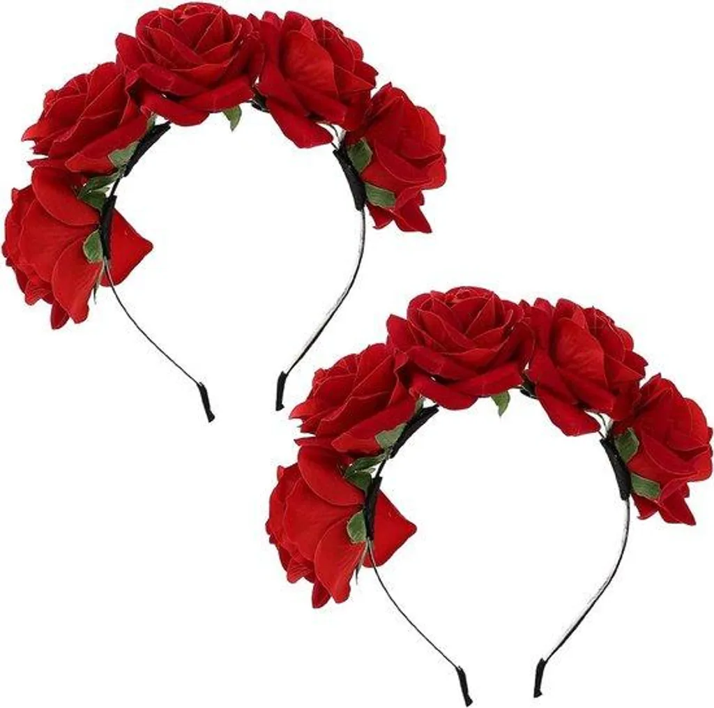 Accessoire cheveux anniversaire diadème à fleurs pour fille et femme