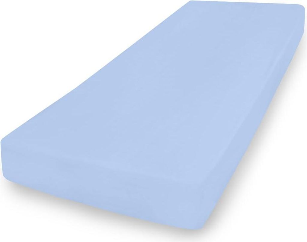 Jersey Spannbettlaken 210/220x190/200 PREMIUM Blau