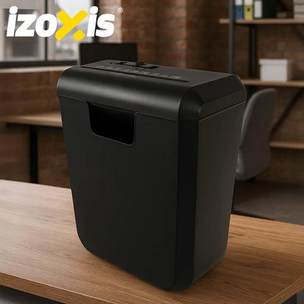Destructeur de documents P-2 automatique compact avec bac de 10L - 11