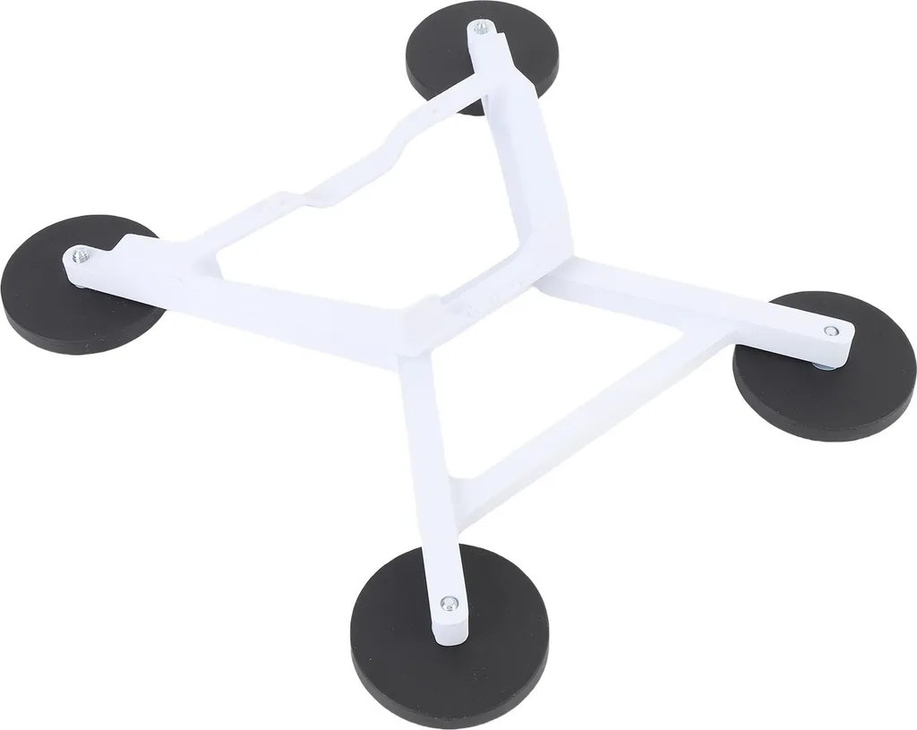 Support magnétique 178 lbs en alliage d'aluminium blanc pour voiture