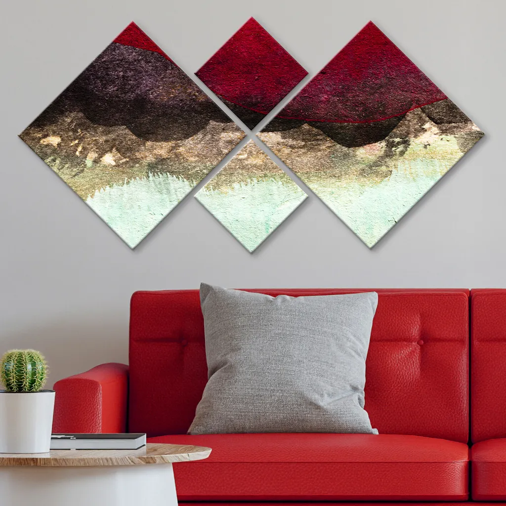 Decorazione Murale Wallity EVS1593 in MDF 60x115 cm | Colori Vivaci