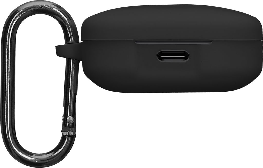 kwmobile Hülle kompatibel mit Xiaomi Redmi Buds 6 Active Kopfhörer - Silikon Schutzhülle Etui Case Cover Schoner in Schwarz