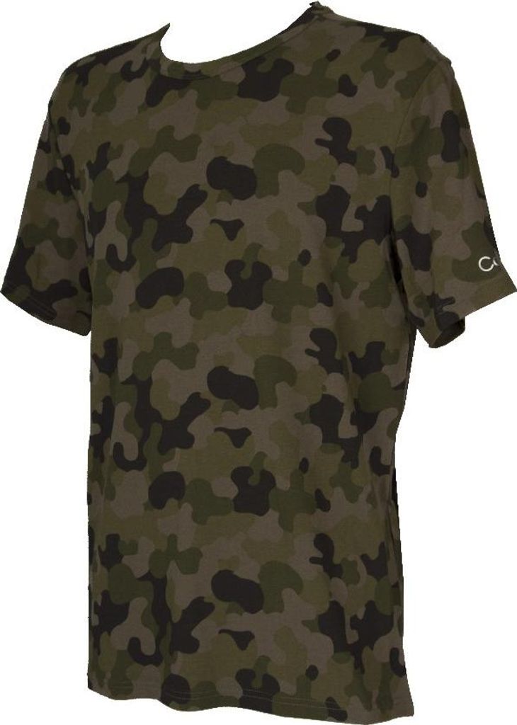 T-Shirt Herren T-Shirt CK CALVIN KLEIN Kurzarm Rundhals Baumwolle Artikel NM2192E S / S CREW NECK, S, Cotone 57%,Poliestere 38%,Elasthan 5%