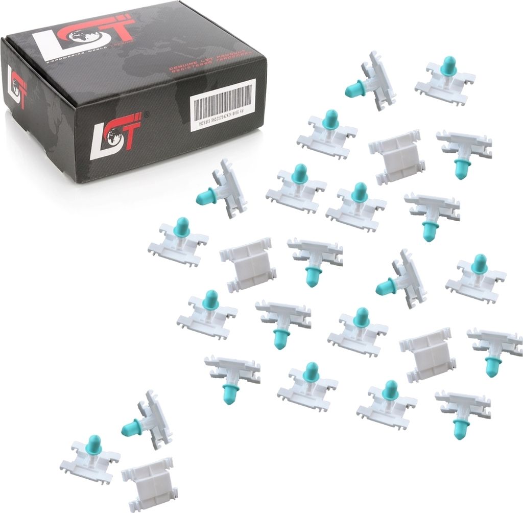 10x Stoßleiste Befestigungs Zierleistenklammer Clips Tülle für VW GOLF 3 III 1H1