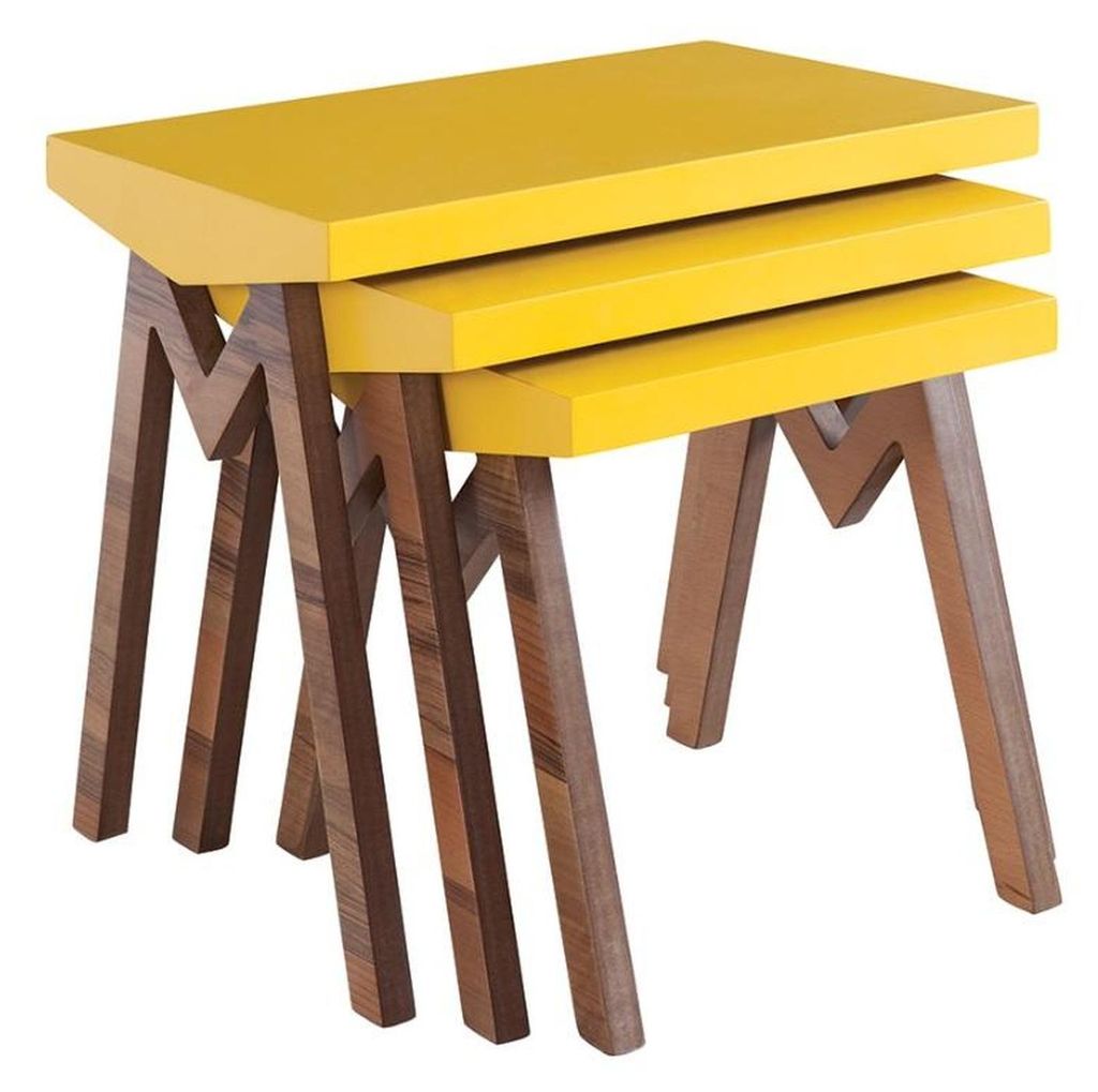 Kaffeetisch Beistelltisch Tische Wohnzimmertisch Tische Holztische 3tlg. Set Neu