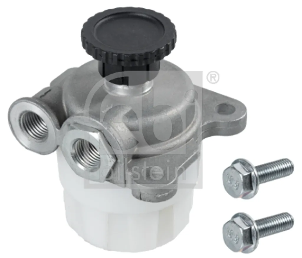 Pompe à main pour convoyeur avec réservoir transparent et embout de 1/4