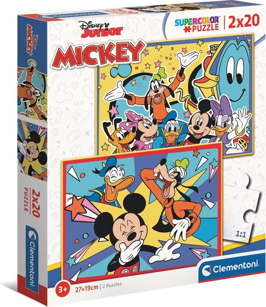 Kinderpuzzle Supercolor - Disney Mickey