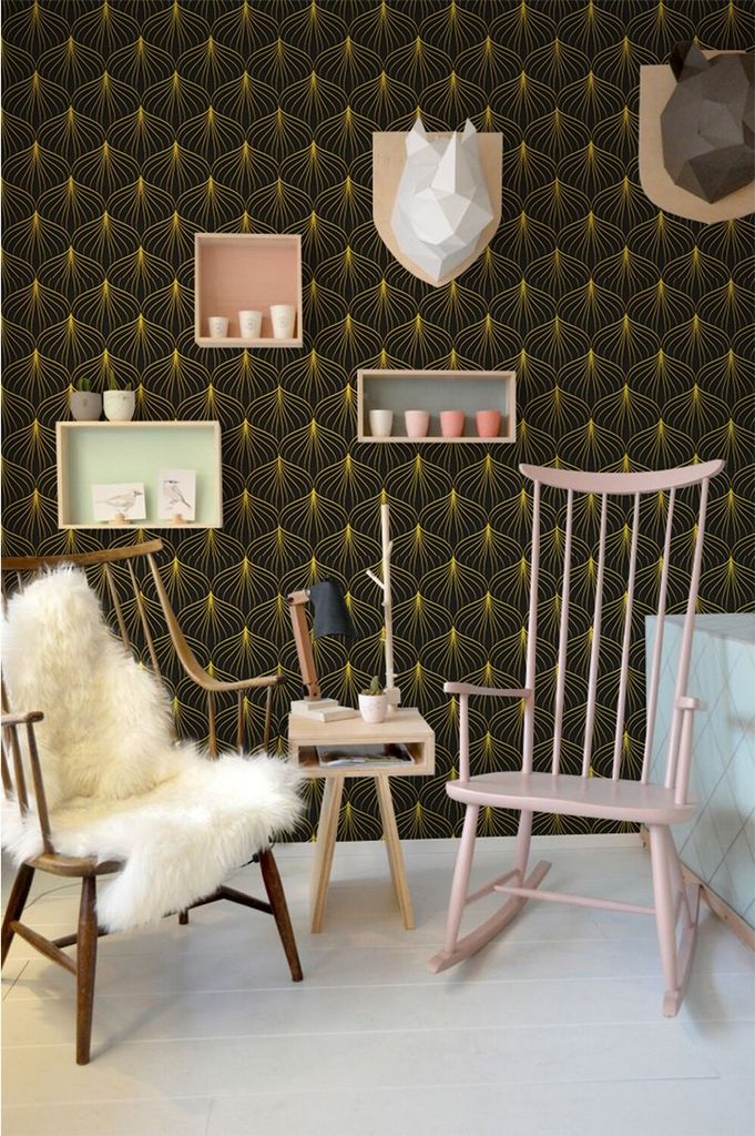 Coloray Fototapete 250x250 cm An Einer Wand Latex Latextapete - Goldform