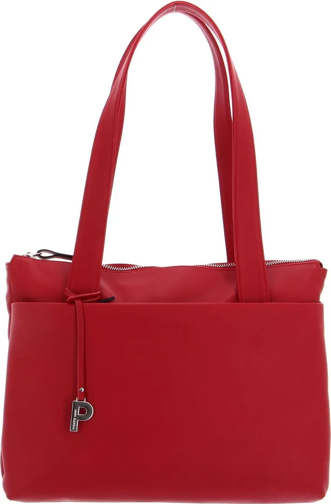 Sac à main PICARD Timeless Shopper rouge en cuir grainé durable