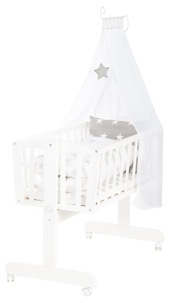 roba Berceau Little Stars 40 x 90 cm en bois - Chaise Image du produit 