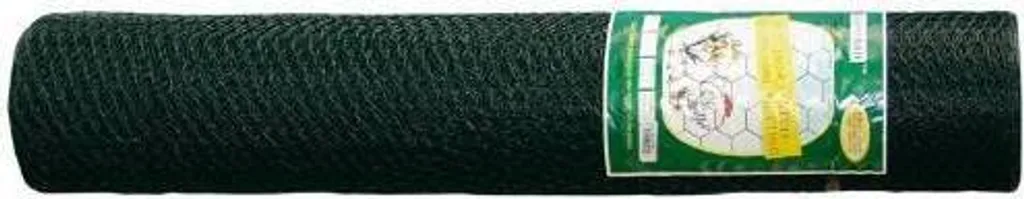 Grillage HEX 20/1 PVC Vert 1x25m - Grillage à Poule Hexagonal Mailles 20mm