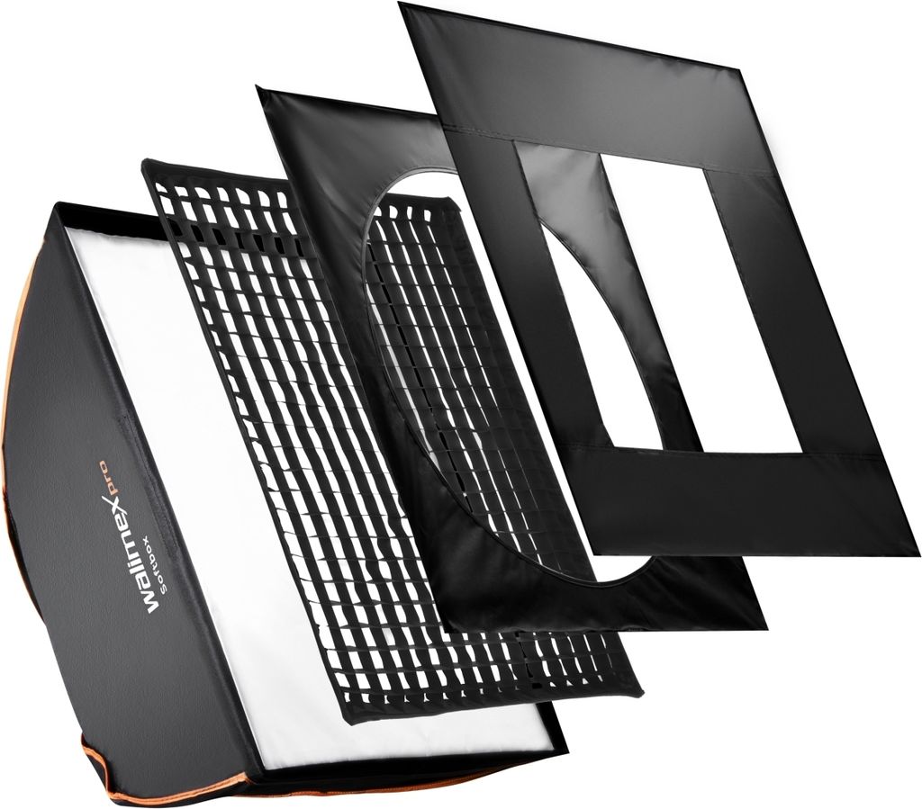 Walimex pro Softbox PLUS Orange Line 80 x 120 cm, Soft Box Produktbild 